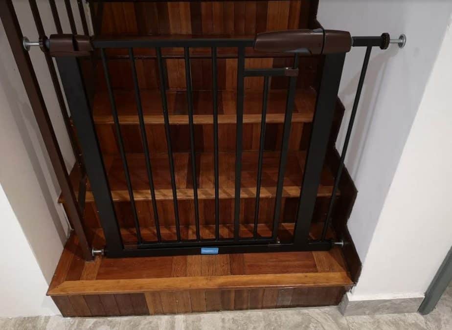 Babyproof Gated Stairs